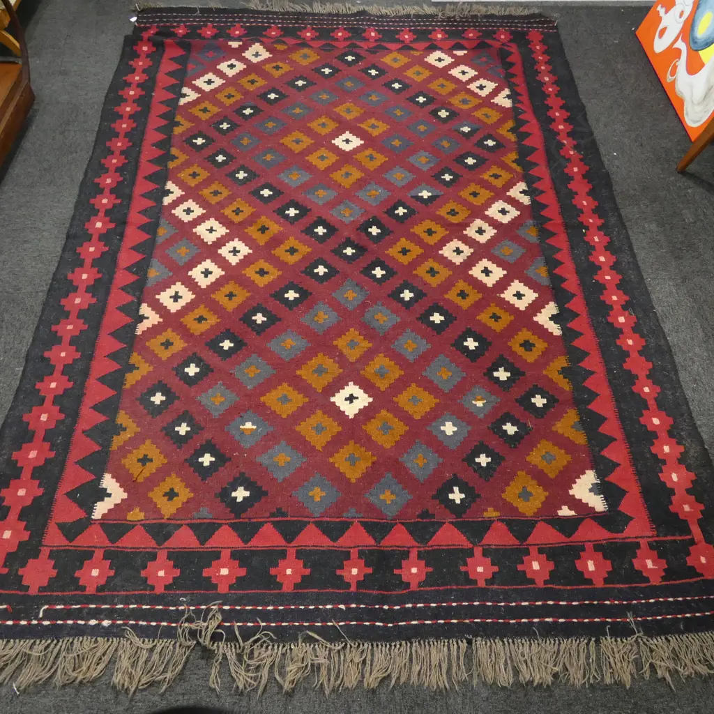 ALL WOOL KILIM RUG 2760x2020mm Image 1++
