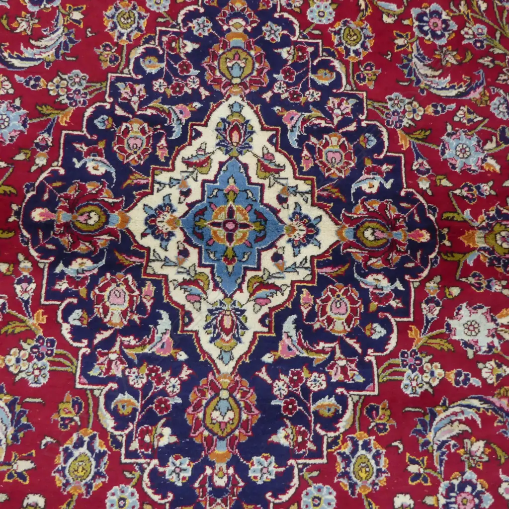 LARGE PERSIAN HANDKNOTTED RUG 4220x2940mm Image 1++