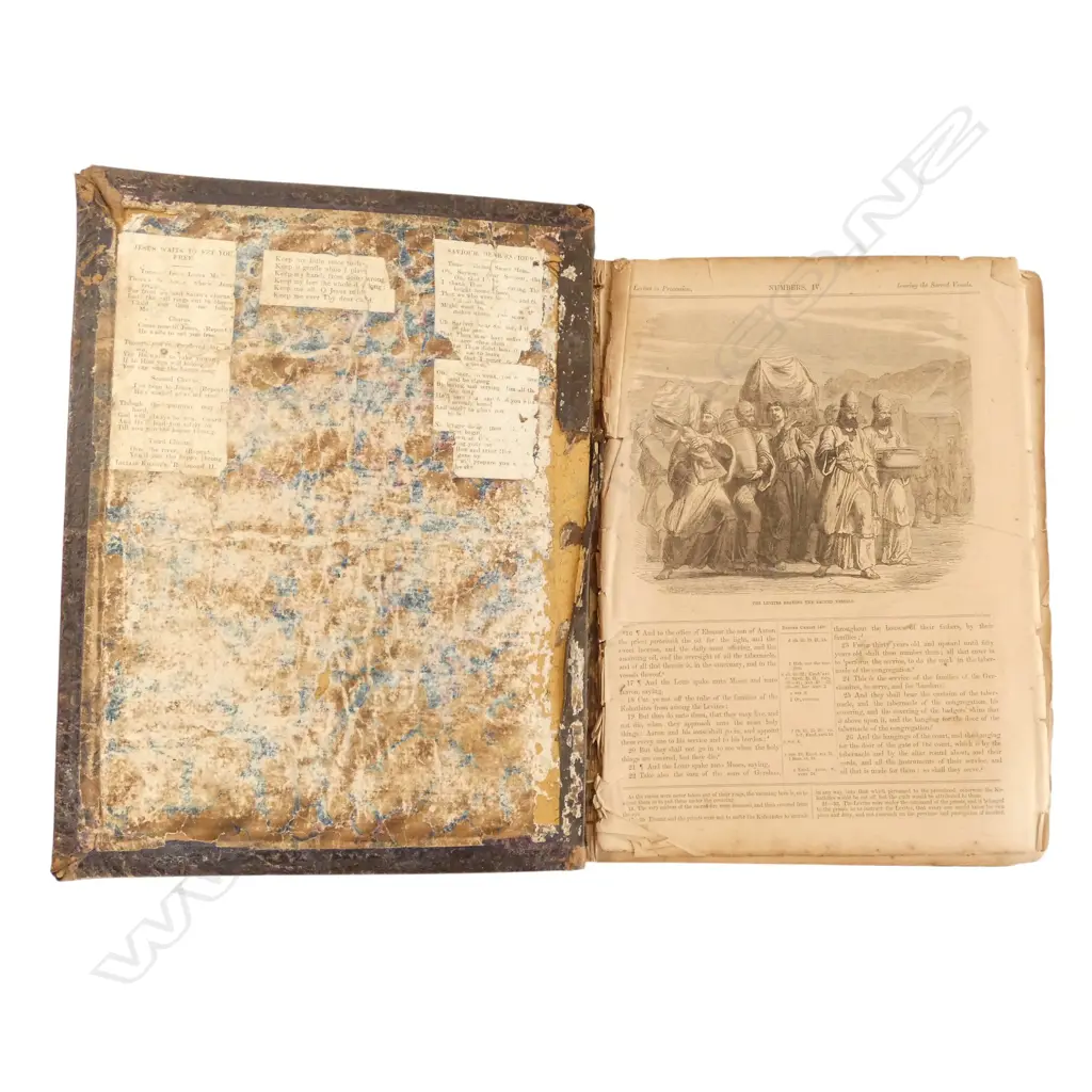 ANTIQUE BIBLE H.325mm Image 1++