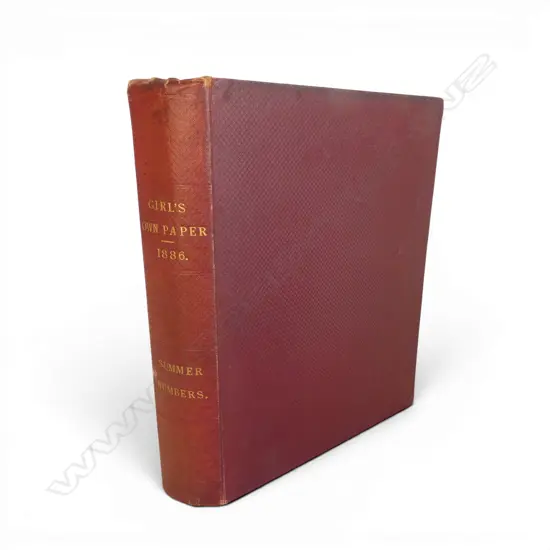 BOUND VOL GIRL'S OWN PAPER 1886 summer numbers
