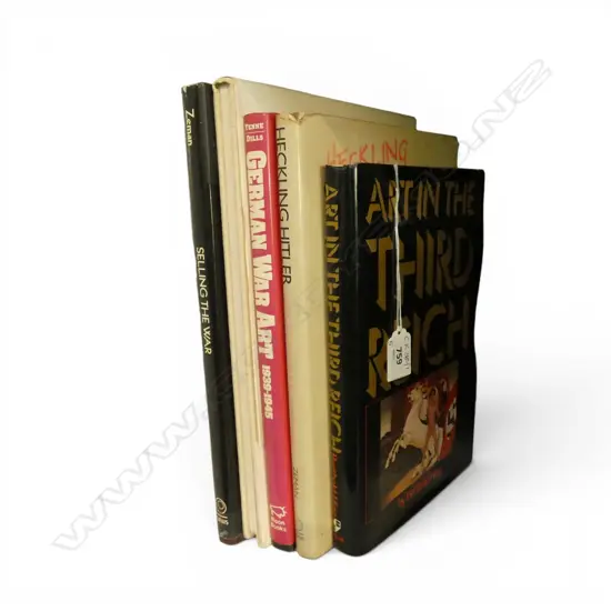 5 BOOKS; GERMAN WWII ART