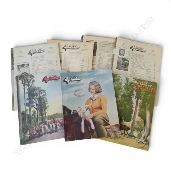 7 1940's NZ JOURNALS OF AGRICULTURE 