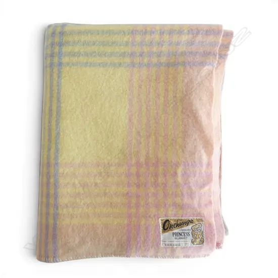 ONEHUNGA PRINCESS WOOL BLANKET, TIKI LABEL