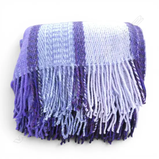 PURPLE WOOL BLANKET