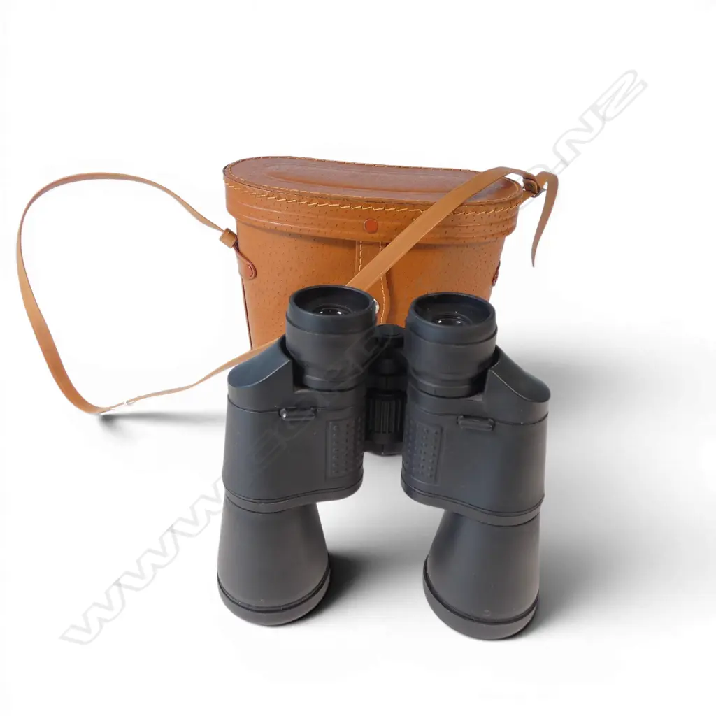 PR BINOCULARS, CASED Image 1++