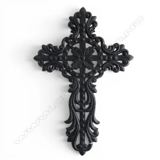 CAST IRON CRUCIFIX H460MM 