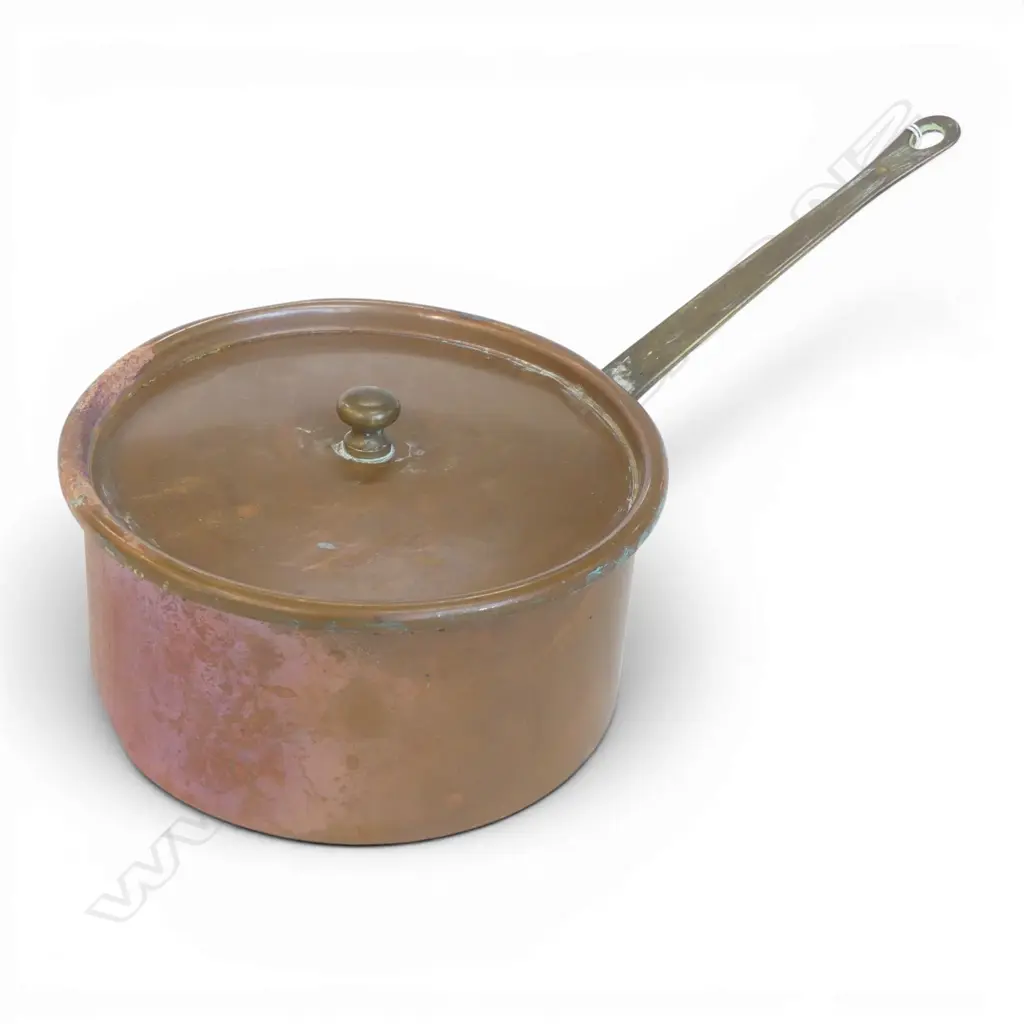 COPPER SAUCE POT L.320mm Image 1++