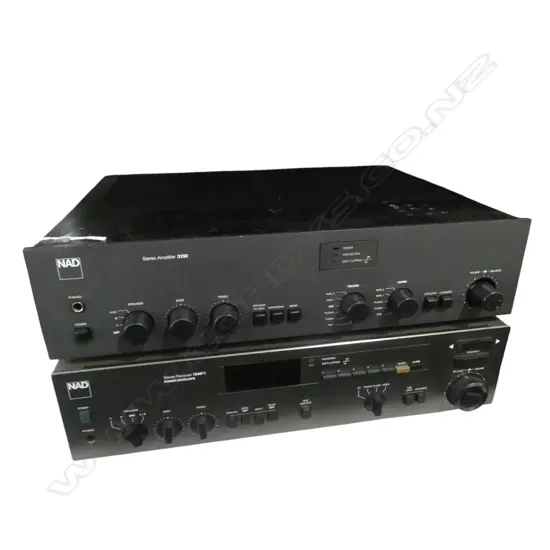 NAD STEREO AMPLIFIER 3150 & NAD STEREO RECEIVER 7240PE 