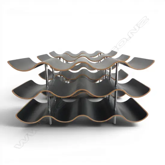 3 12 BOTTLE WINE RACKS 425x155x215mm