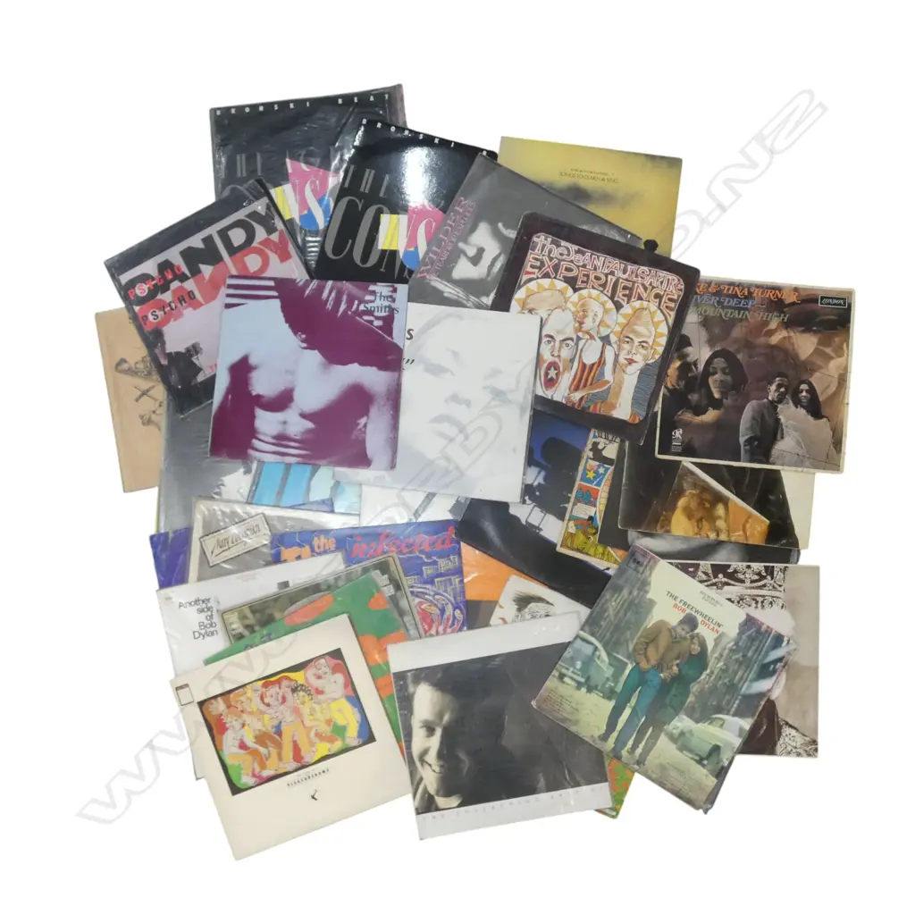 ASST. RECORDS; THE SMITHS, BRONSKI BEAT, DYLAN ETC Image 1++