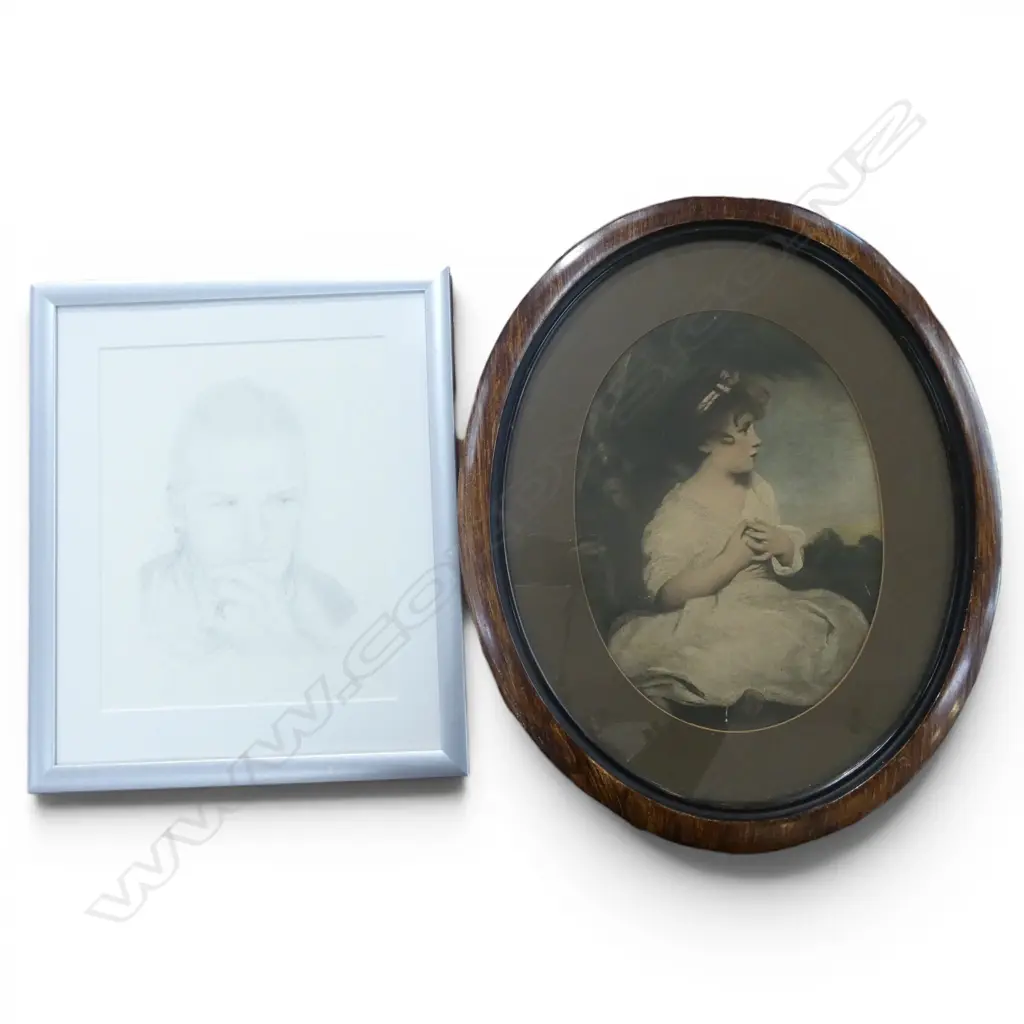 HAZEL WINN, DAVID BECKHAM, GRAPHITE + VINTAGE FRAMED PRINT 580x740mm Image 1++