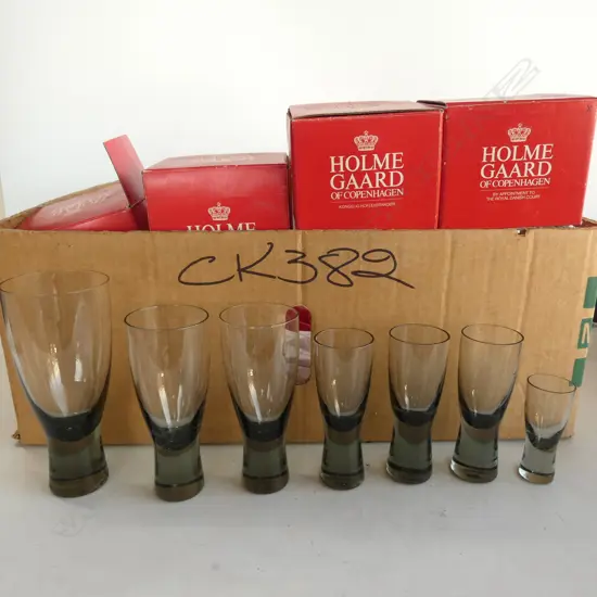 ASST. HOLMEGAARD GLASSES