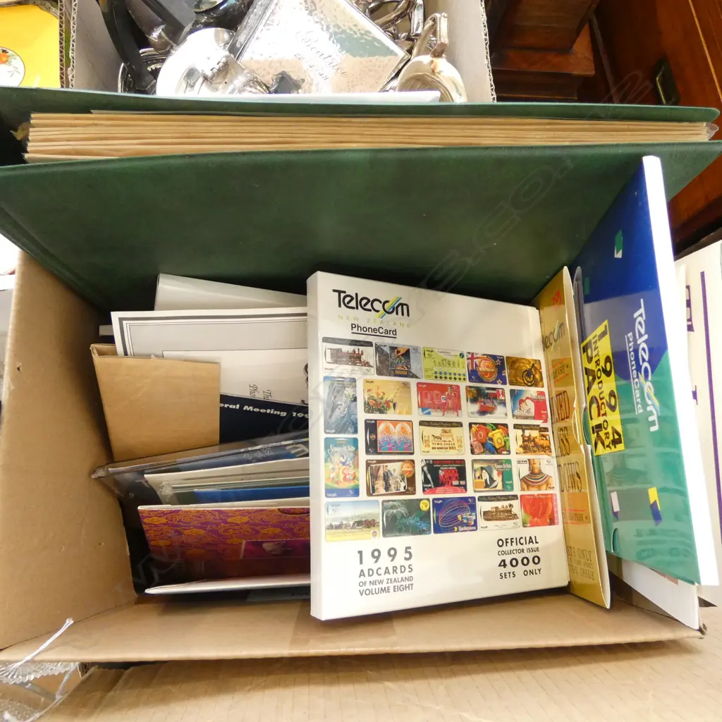 ASST. 1990s PHONE CARDS + MATCH BOX ALBUM Image 1++