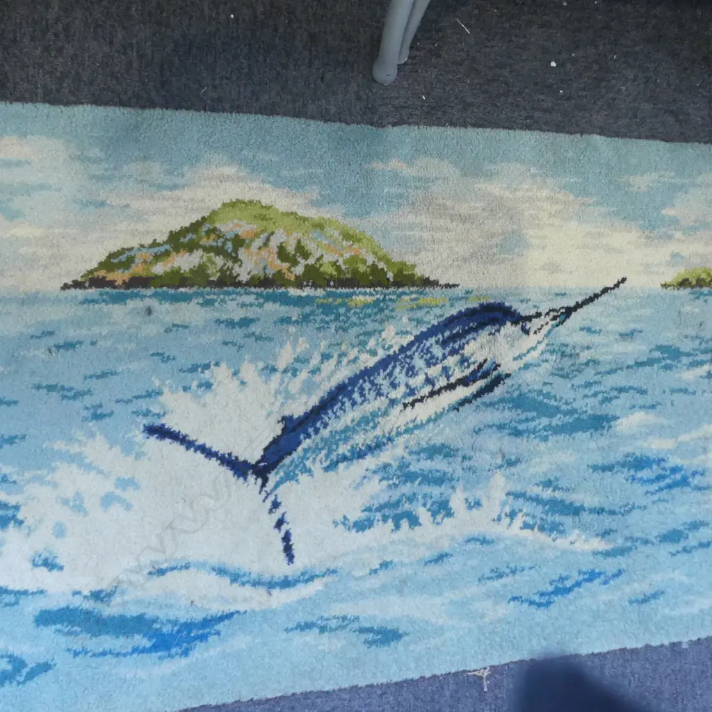 RETRO FELTEX MARLIN RUG, FAULTS 680x1350mm Image 1++