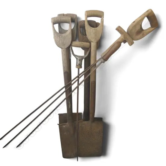 5 SPADES (2 w. BORER) + 4 GUM DIGGER POKERS