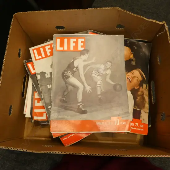 ASST. MOSTLY 1940s LIFE MAGAZINES