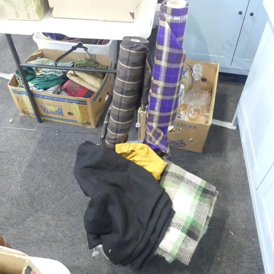 ASST. FABRICS; WOOL ETC