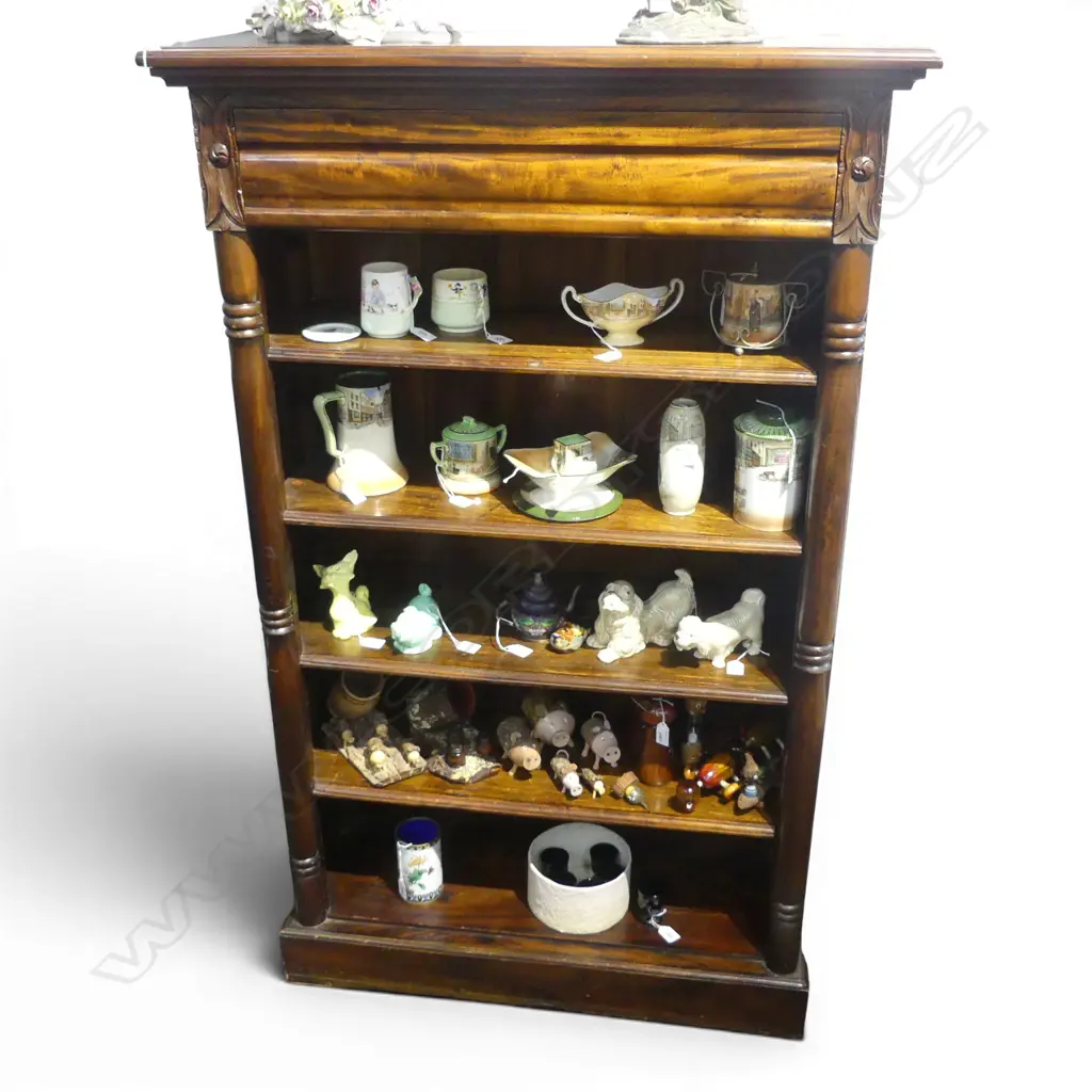 TEAK BOOKCASE 925x350x1490mm Image 1++