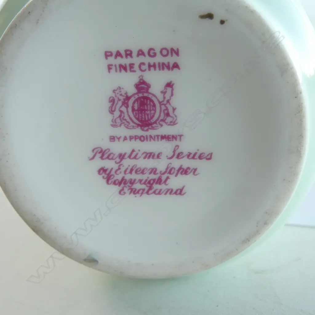 2 VINTAGE PARAGON CHINA  EILEEN SOPER MUGS & SML PLATE Image 1++