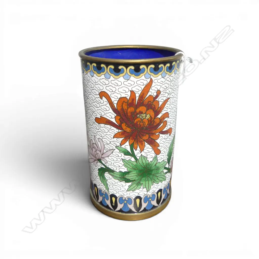 CLOISONNE PEN POT H.130mm Image 1++