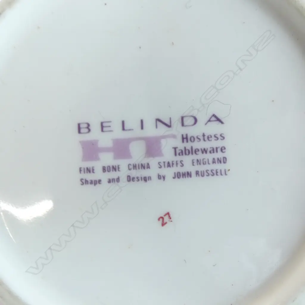 3 BELINDA HOSTESS TRIOS + SUGAR  Image 1++