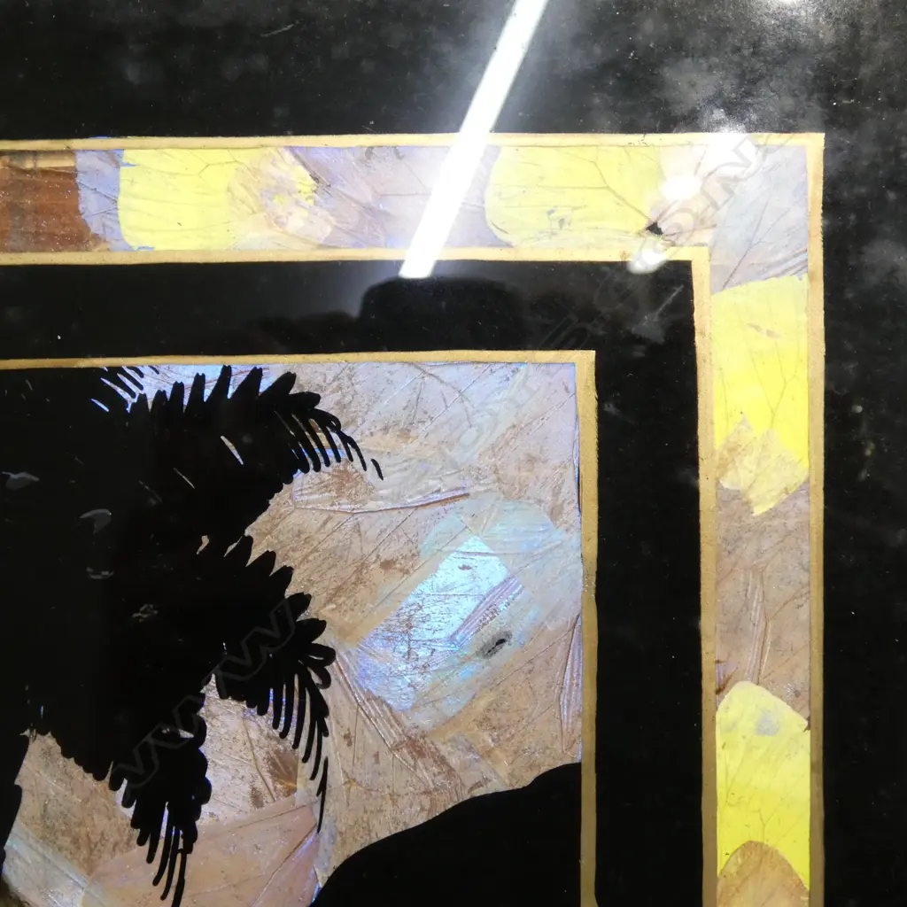 BUTTERFLY WING TRAY 'RIO DE JANEIRO BRAZIL' 340x530mm Image 1++