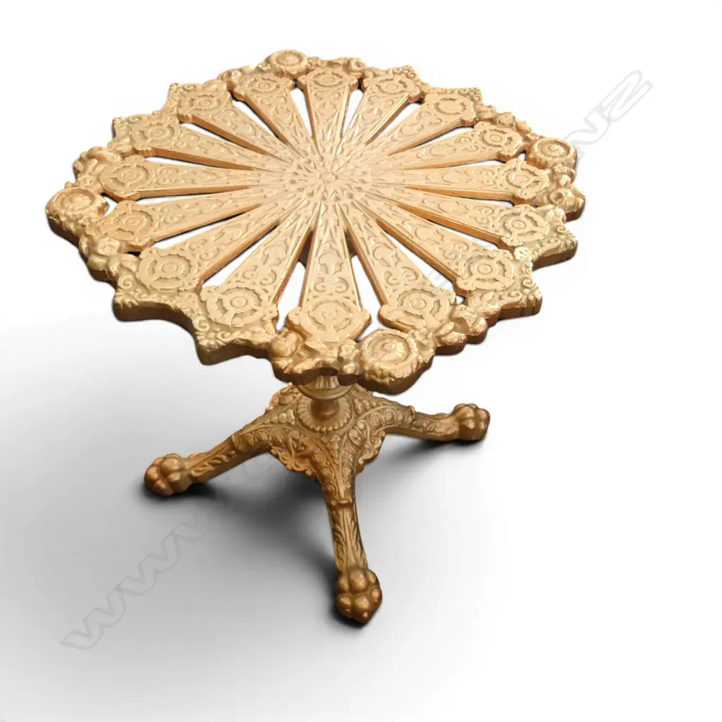 MID-CENTURY METAL SIDE TABLE H400MM Image 1++