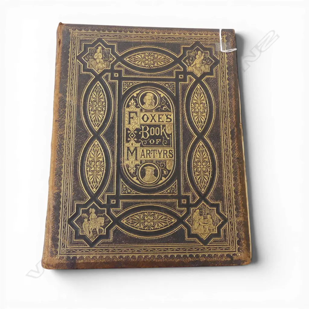 VICTORIAN BOOK 'FOXES BOOK OF MARTYRS' H.310mm Image 1++
