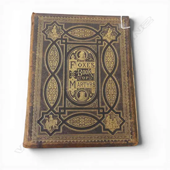 VICTORIAN BOOK 'FOXES BOOK OF MARTYRS' H.310mm