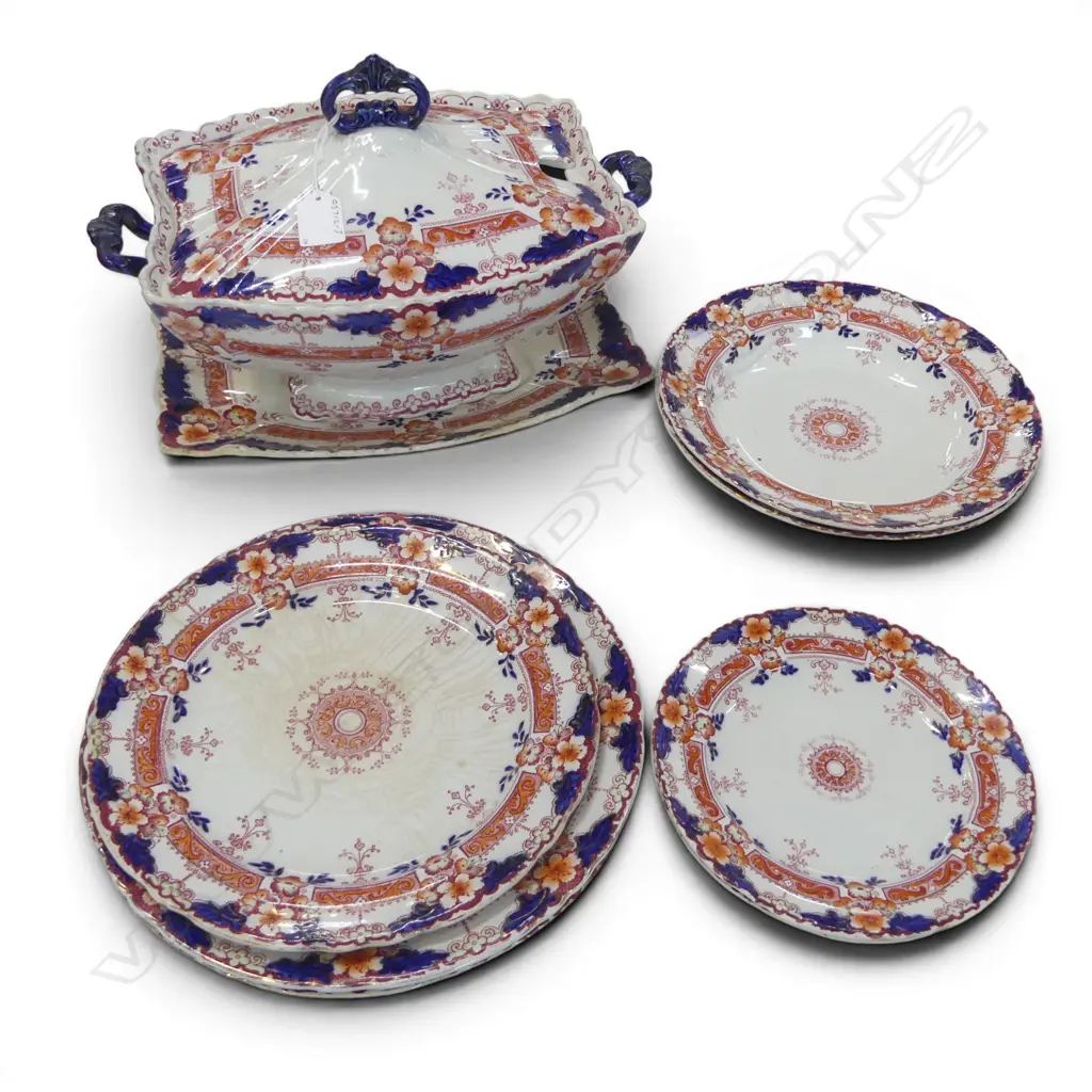 RICHMOND VICTORIAN PART DINNER SERVICE A.F Image 1++