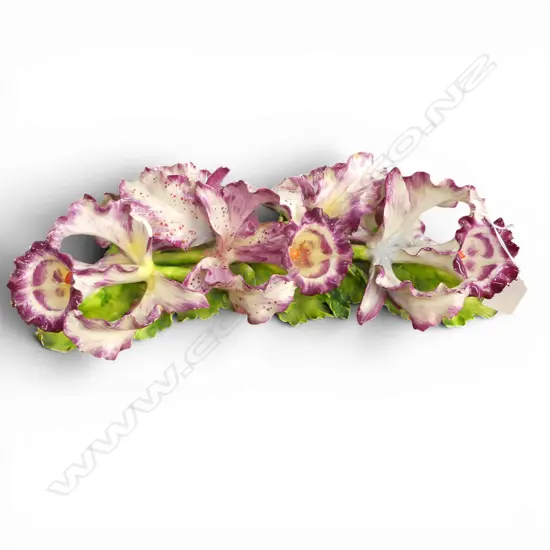 CAPODIMONTE ORCHIDS W.360mm small chips