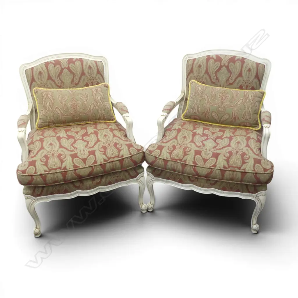 PR LATE 20thC FRENCH FAUTEUIL STYLE ARMCHAIRS chair base named KA International 'Operario 16' Image 1++