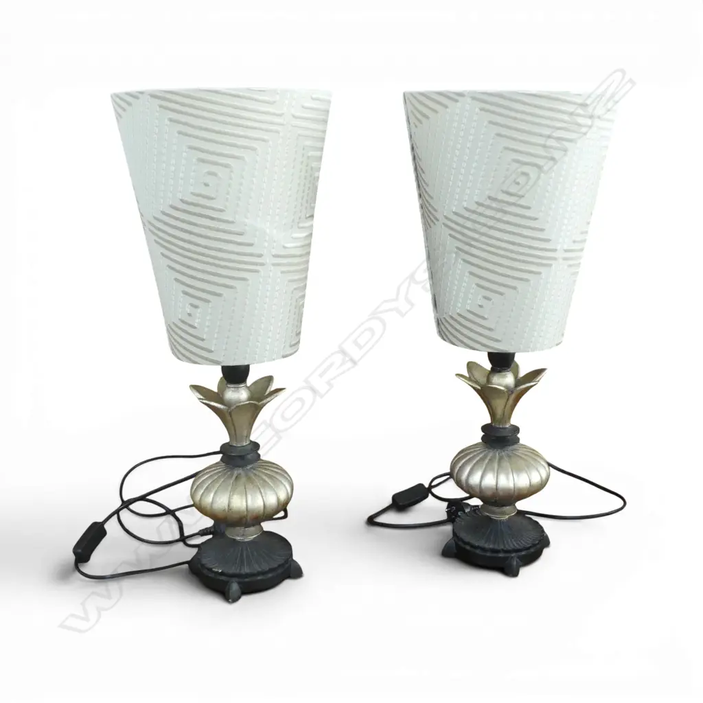 2 TABLE LAMPS H.630mm Image 1++