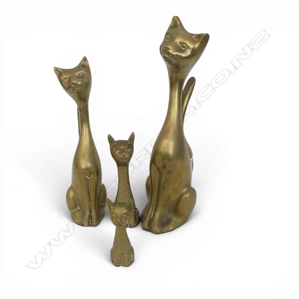 4 BRASS CATS H.300mm Image 1++