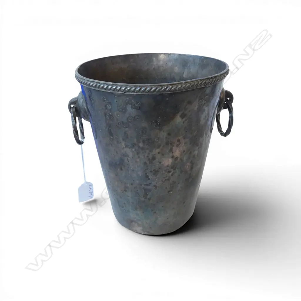 SILVER PLATE ICE BUCKET BY BEARD MONTREUX H.225mm Image 1++