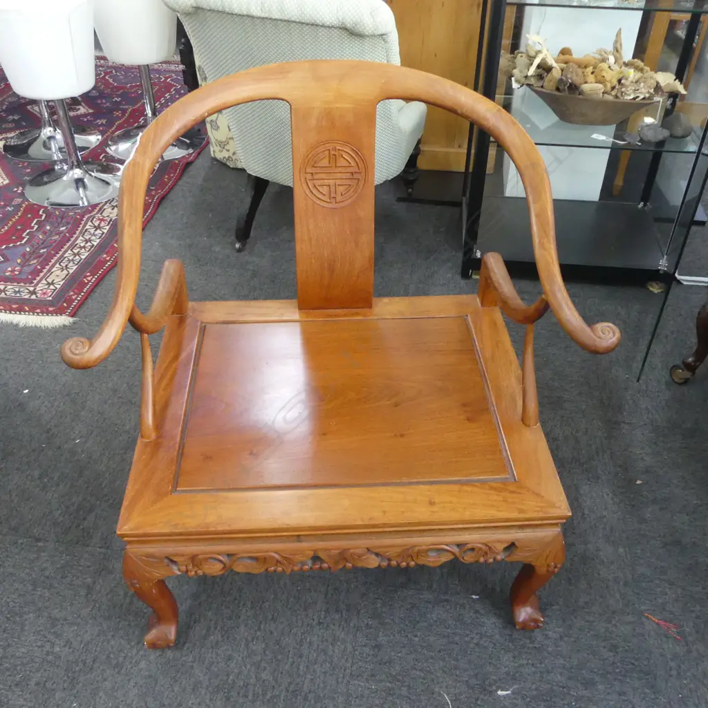 CHINESE YOKE CHAIR 680x580x790mm Image 1++