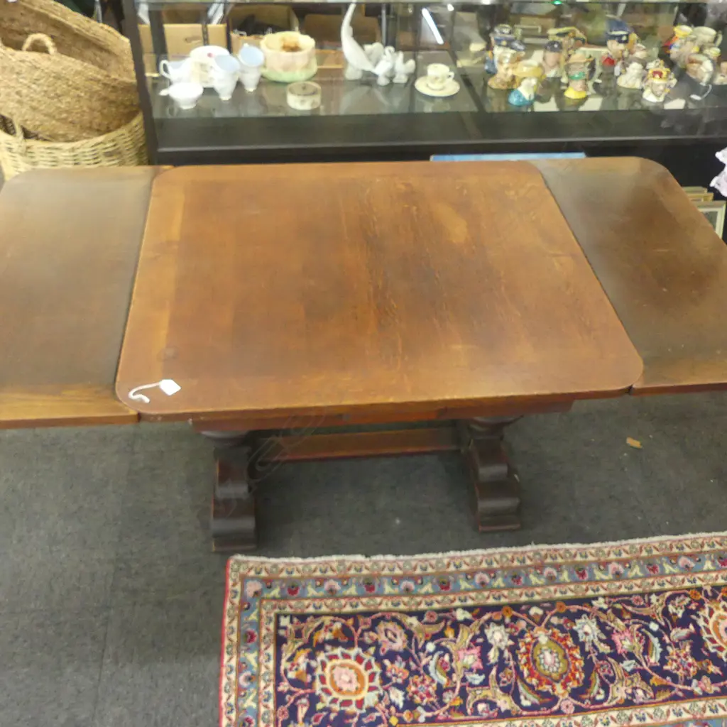 DECO OAK EXTENSION DINING TABLE 1060x910mm Image 1++