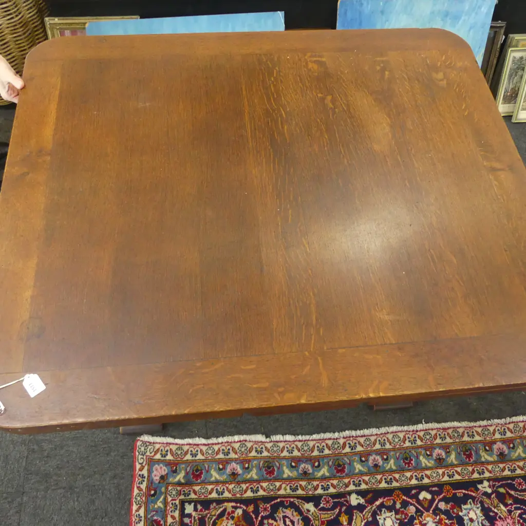DECO OAK EXTENSION DINING TABLE 1060x910mm Image 1++