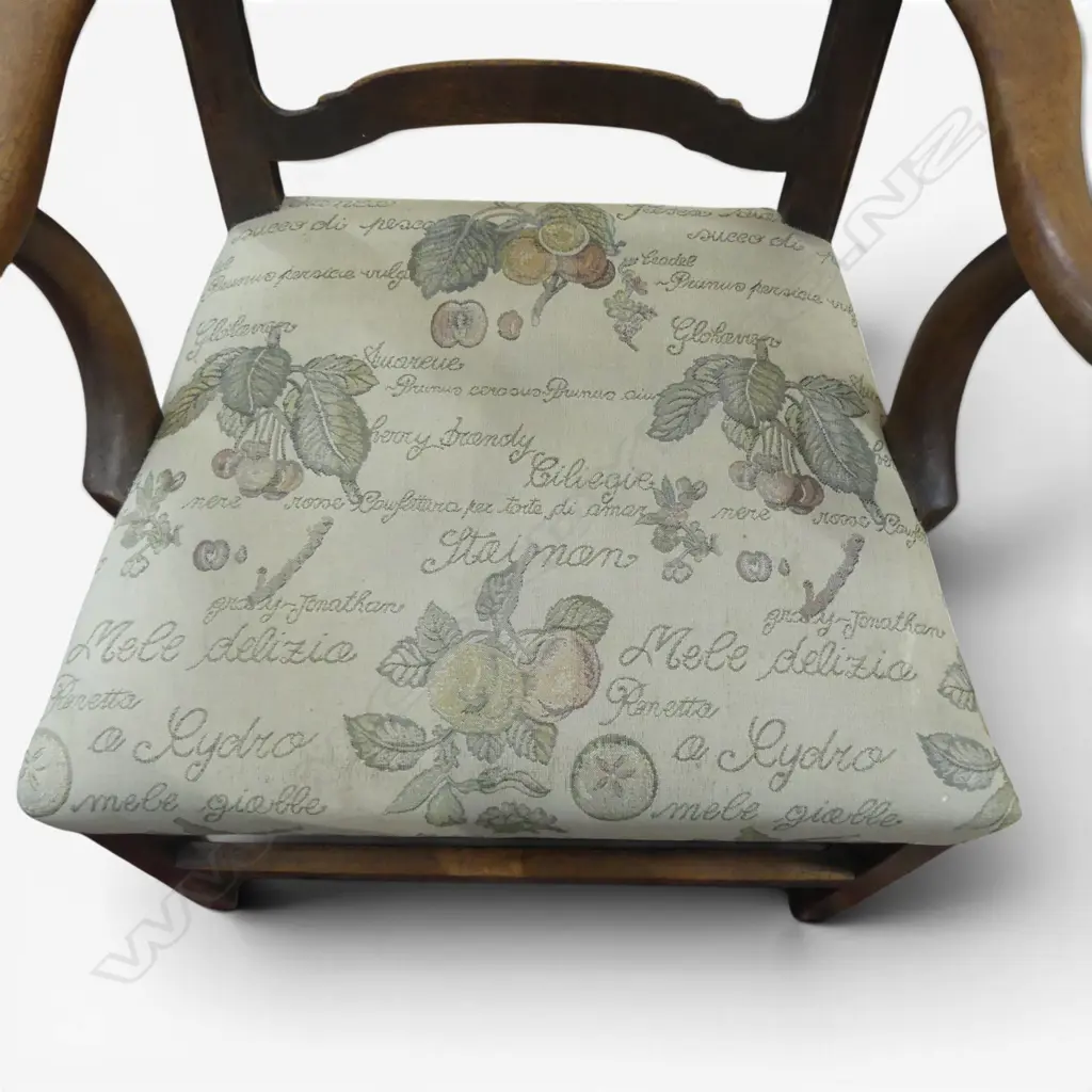 ANTIQUE LADDER BACK ARMCHAIR Image 1++