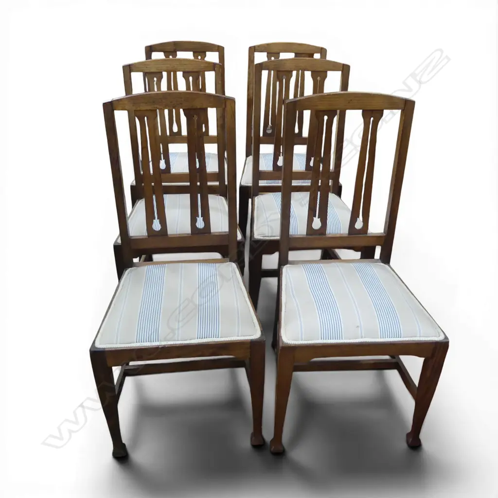 6 ARTS & CRAFTS CHAIRS  Image 1++