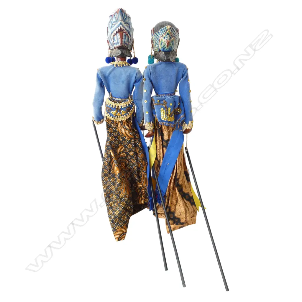 2 THAI PUPPETS L.510mm Image 1++