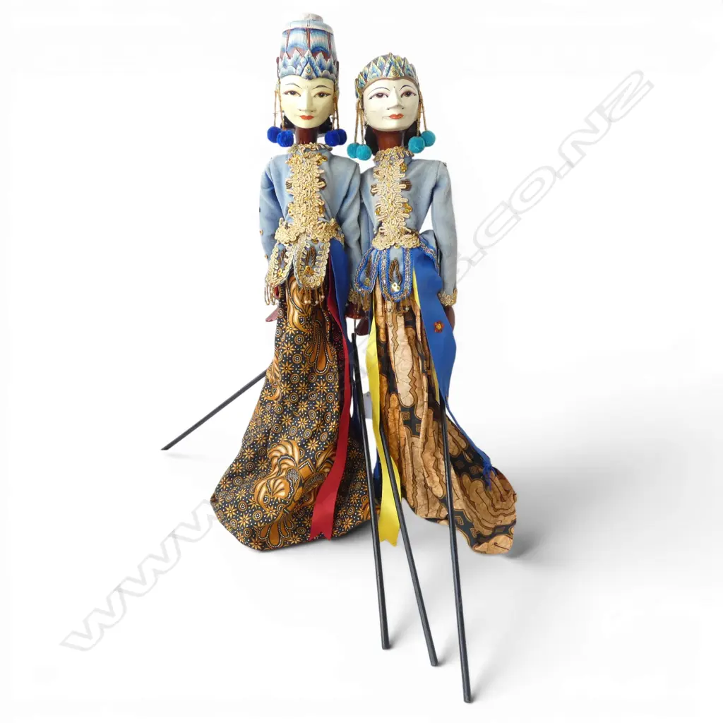 2 THAI PUPPETS L.510mm Image 1++