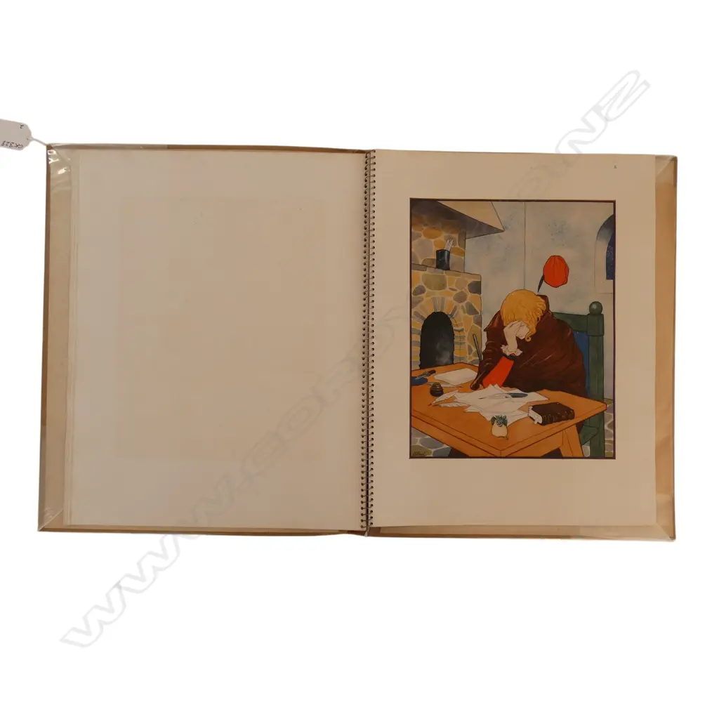 2 VINTAGE TALKING BOOKS 'The Happy Prince' by Oscar Wilde & 'The First Christmas Morning' color plates & 78rpm record Image 1++