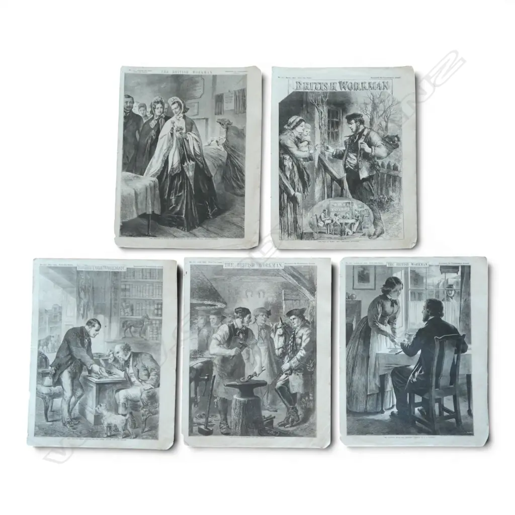 5 19thC ENGRAVING COVERS OF BRITISH WOMEN Image 1++