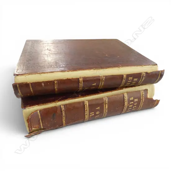2 LATE 19thC BIBLES