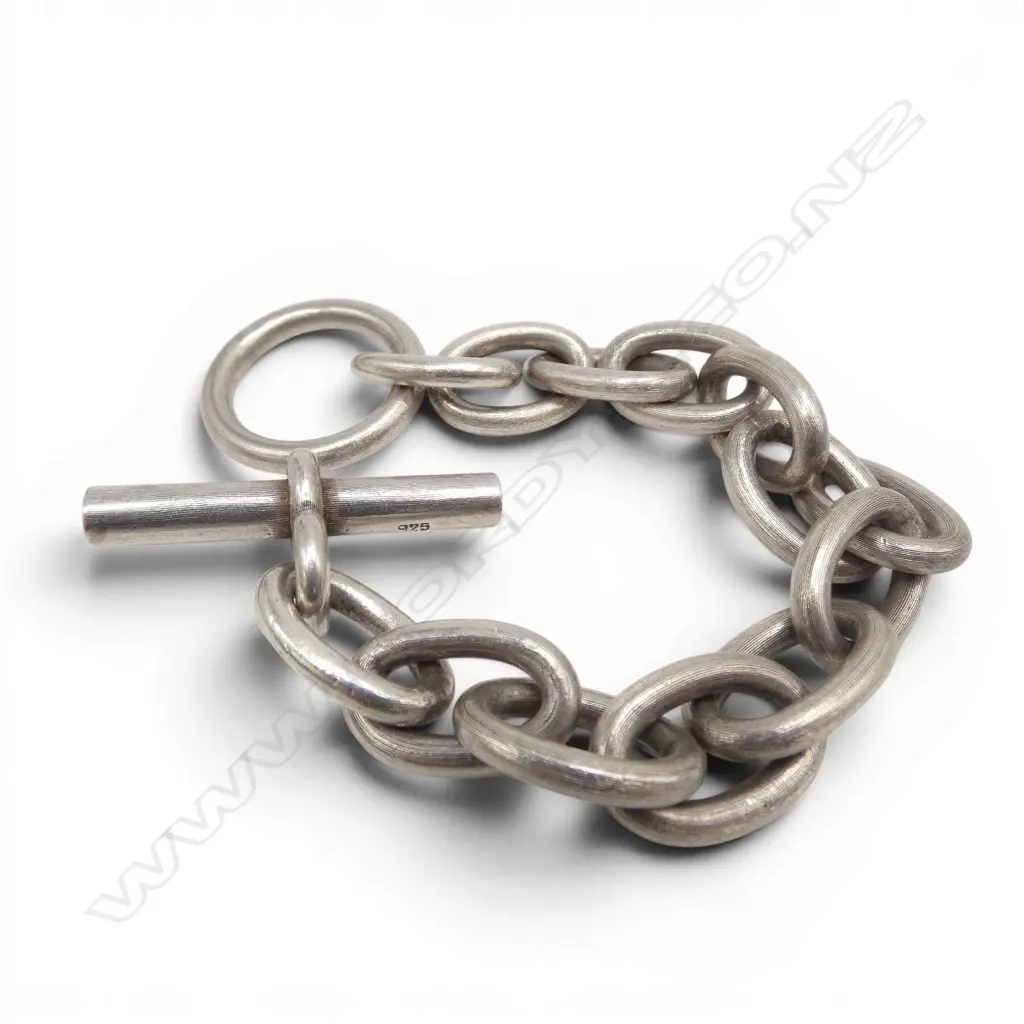 STG SILVER  CHAIN BRACELET 80gms Image 1++