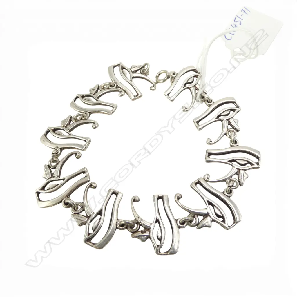 SILVER EYE OF RA BRACELET L.210mm Image 1++