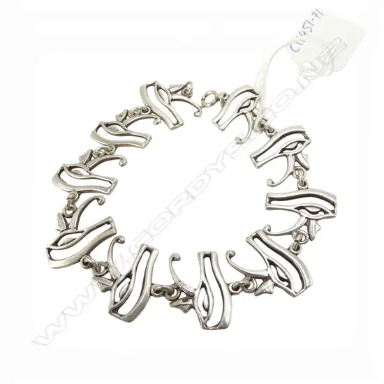 SILVER EYE OF RA BRACELET L.210mm