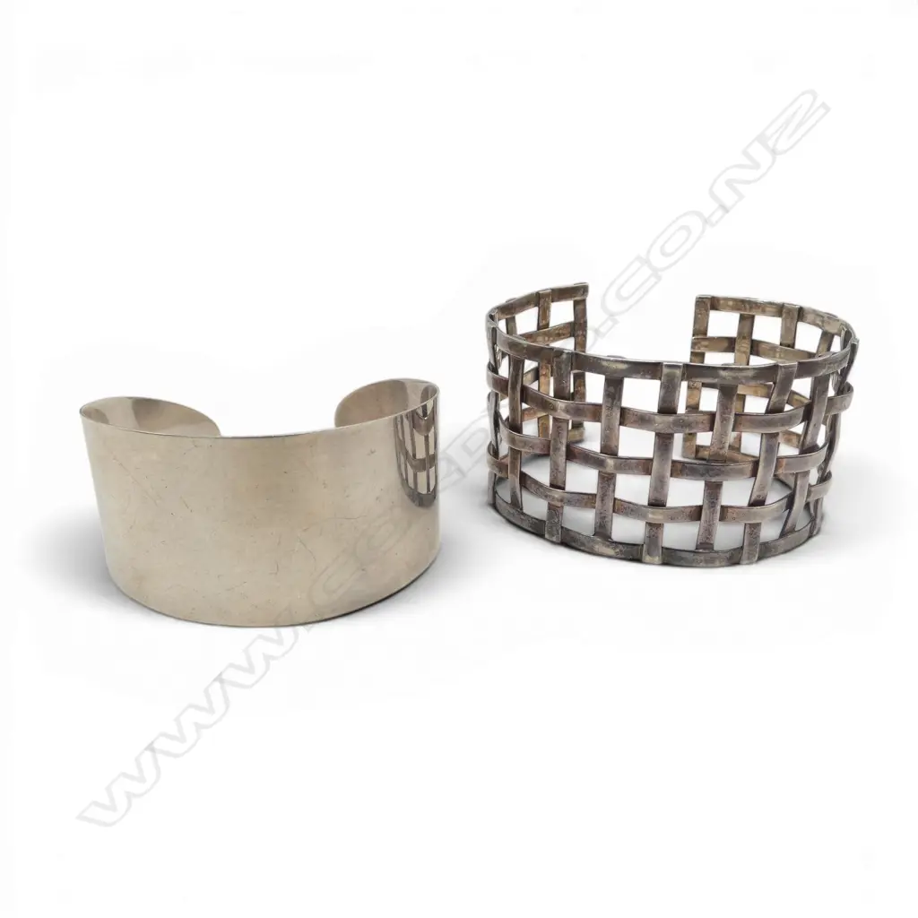 2 925 SILVER BANGLES, 74gms Image 1++