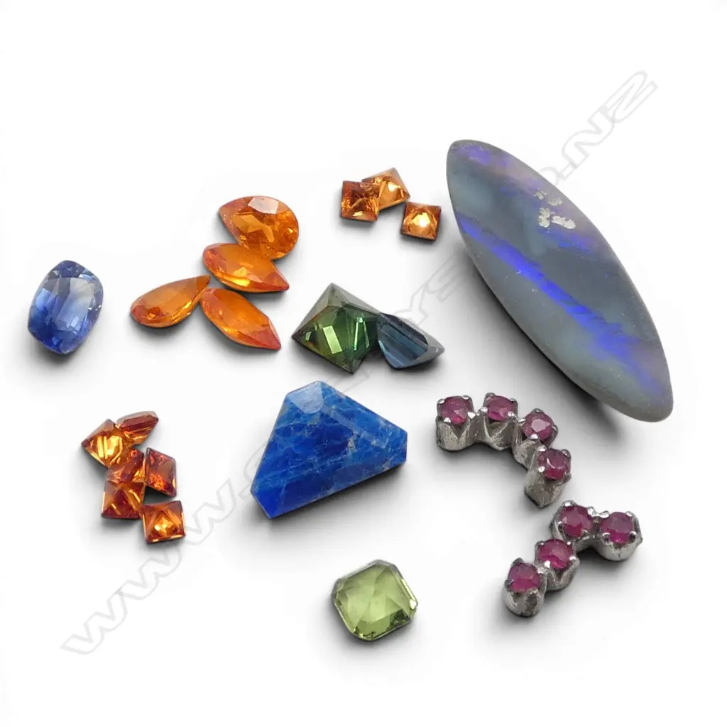 EIGHT BAGS OF ASSTD UNSET GEMSTONES (From the estate of jeweller Simon Misdale) Image 1++